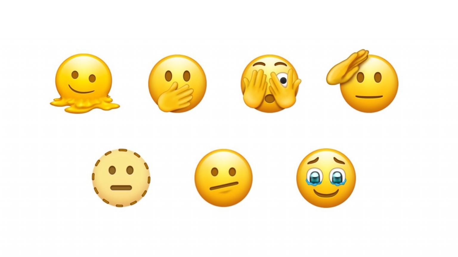 New emoji will let you salute, melt, gasp and tear up