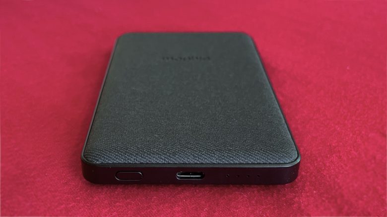 The Mophie Snap+ Juice Pack Miniis charge through its USB-C port