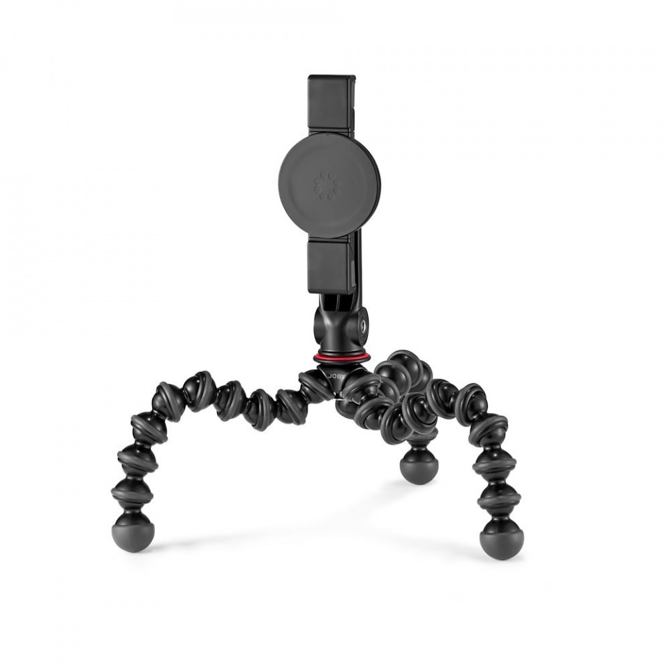 The GripTight GorillaPod for MagSafe is highly adjustable.