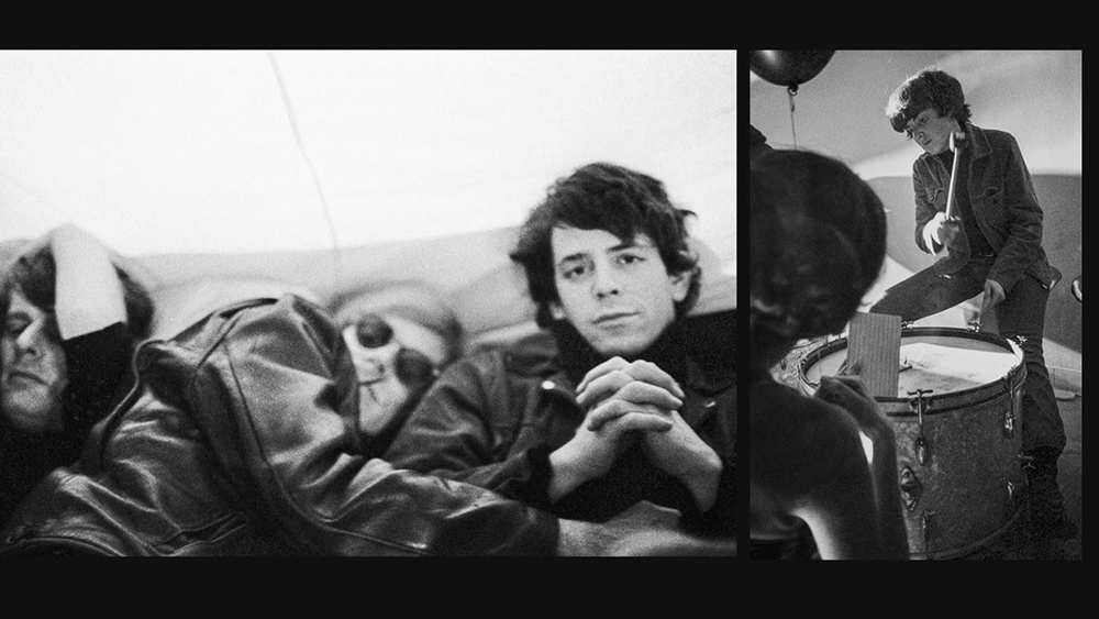 Young Lou Reed appears almost prayerful in one of the many still photos from the documentary.