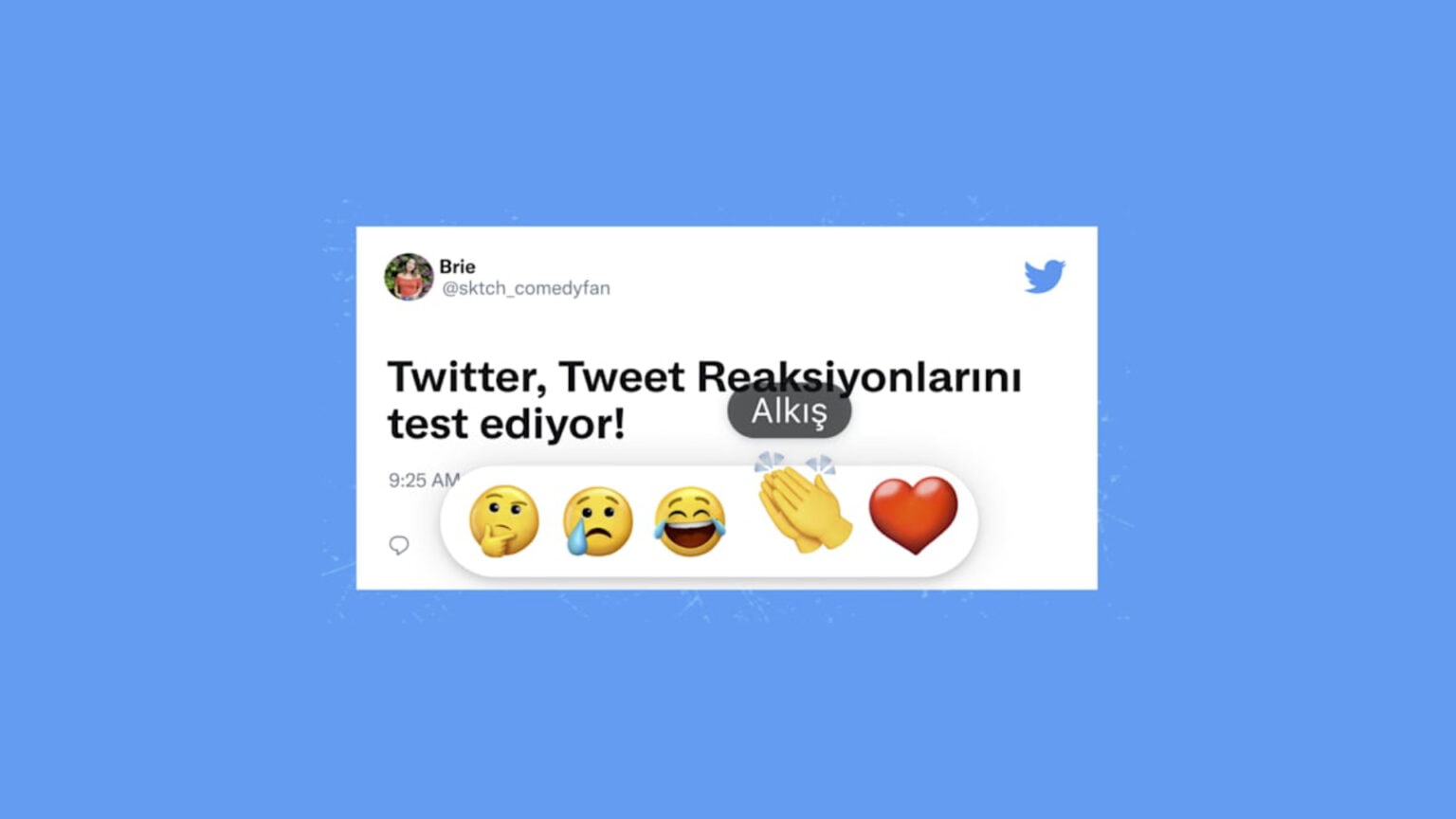 Twitter emoji reactions
