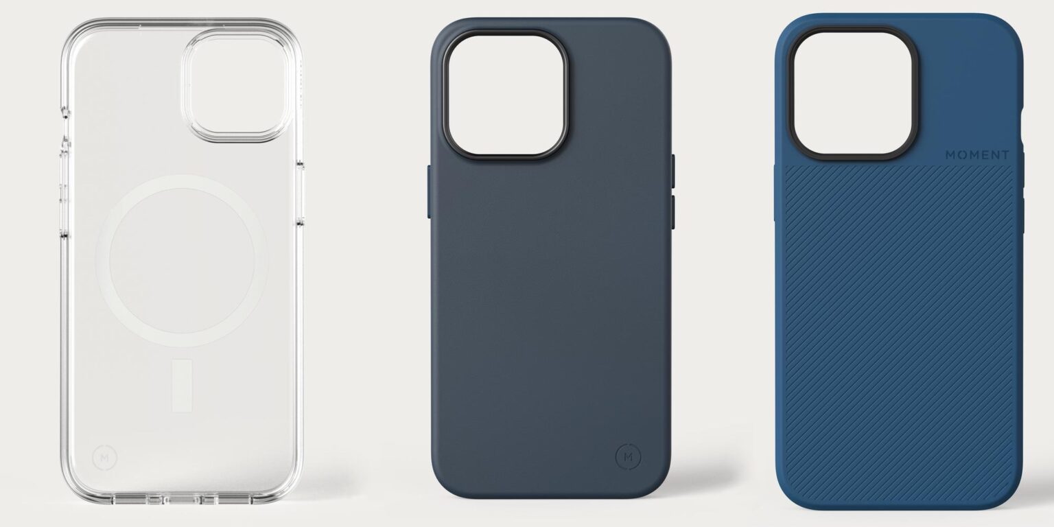 Moment offers three new cases for the iPhone 13 series.