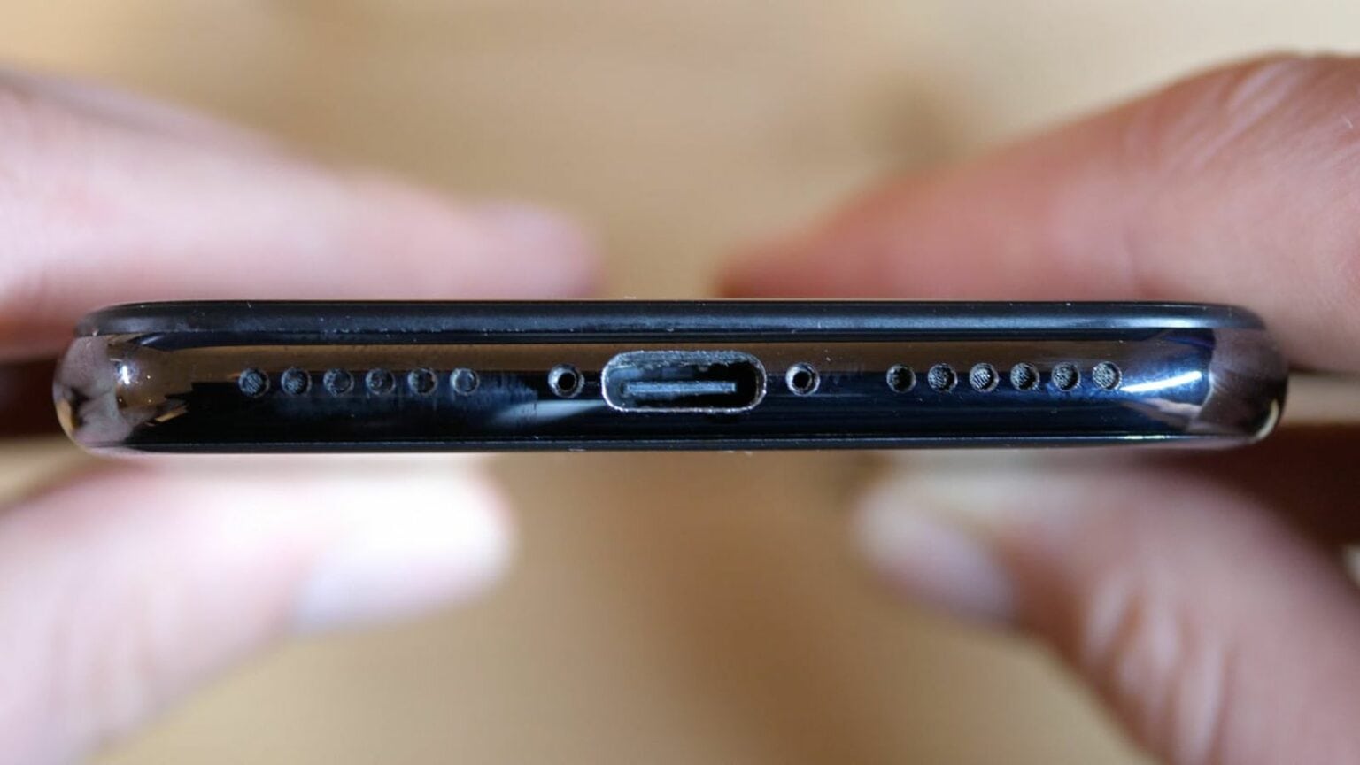 iPhone X with USB-C port