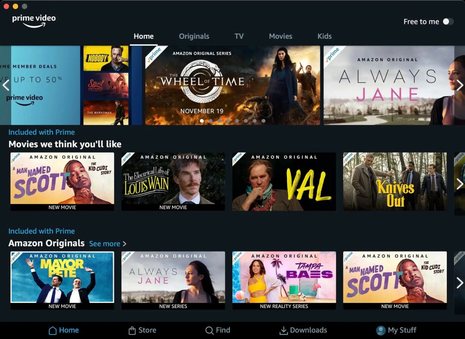 The new Amazon Prime Video app for Mac means you don't have to use a browser for viewing.