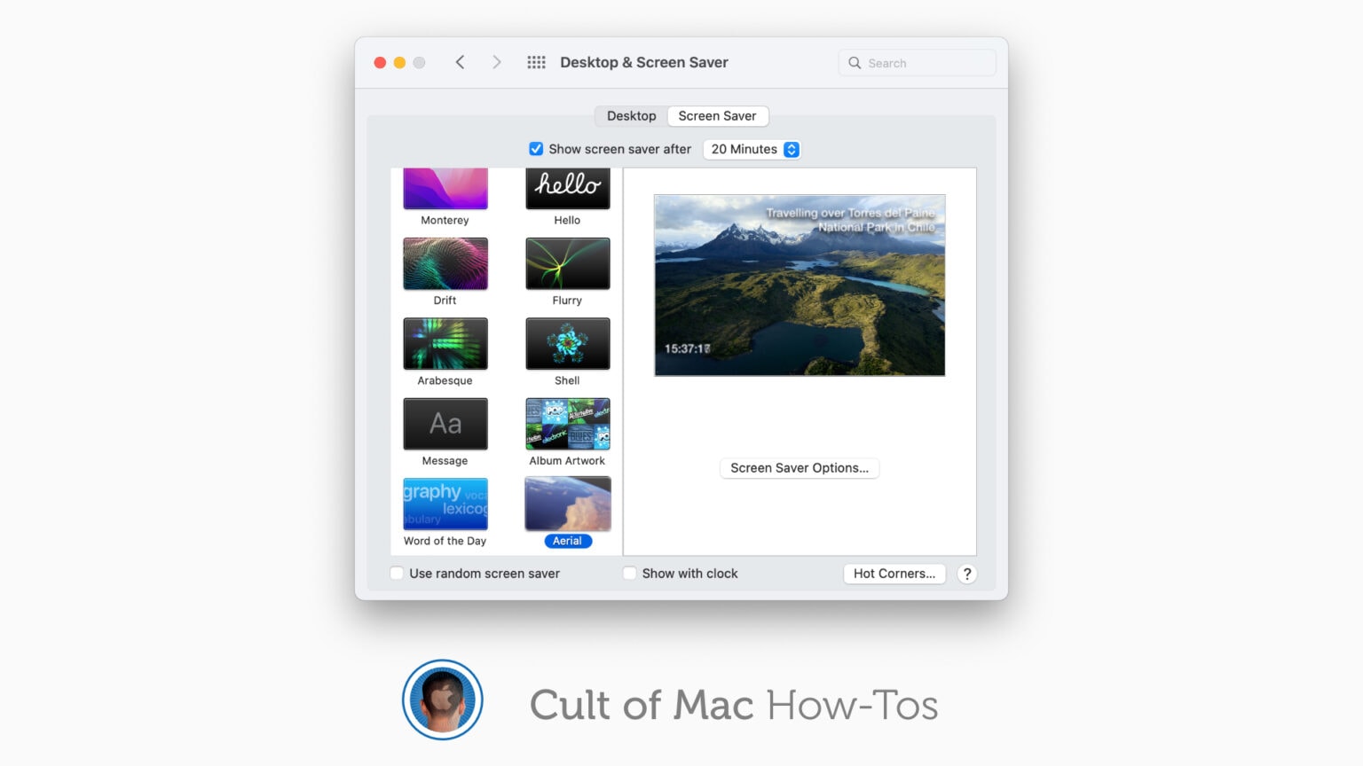 Get Apple TV's screen savers on your Mac
