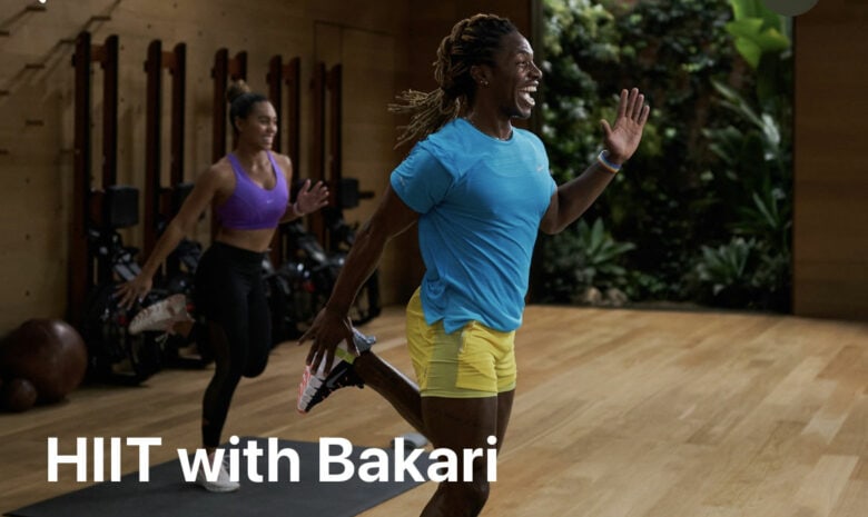 Finishing a 30-minute HIIT workout with Bakari is a serious challenge for anyone.