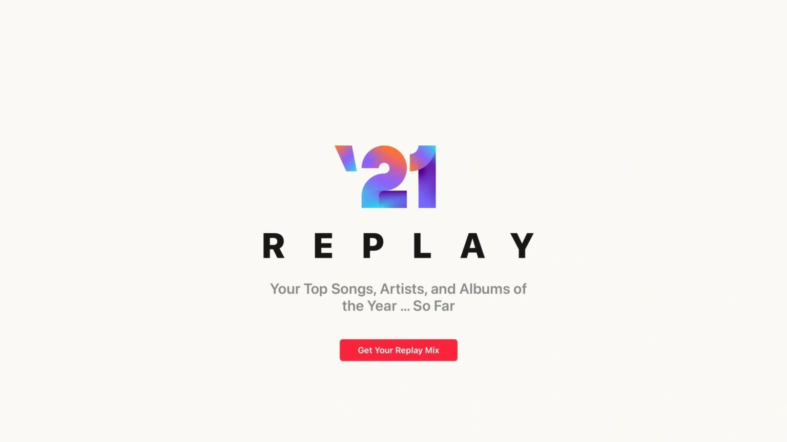 Apple Music Replay let's you see your favorite artists, tunes and playlists from the year.