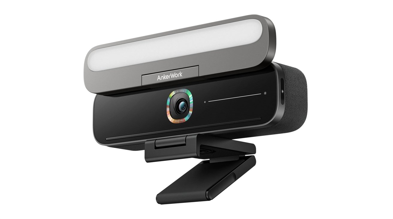 AnkerWork's B600 video bar is a webcam with mics that lights you up on calls.