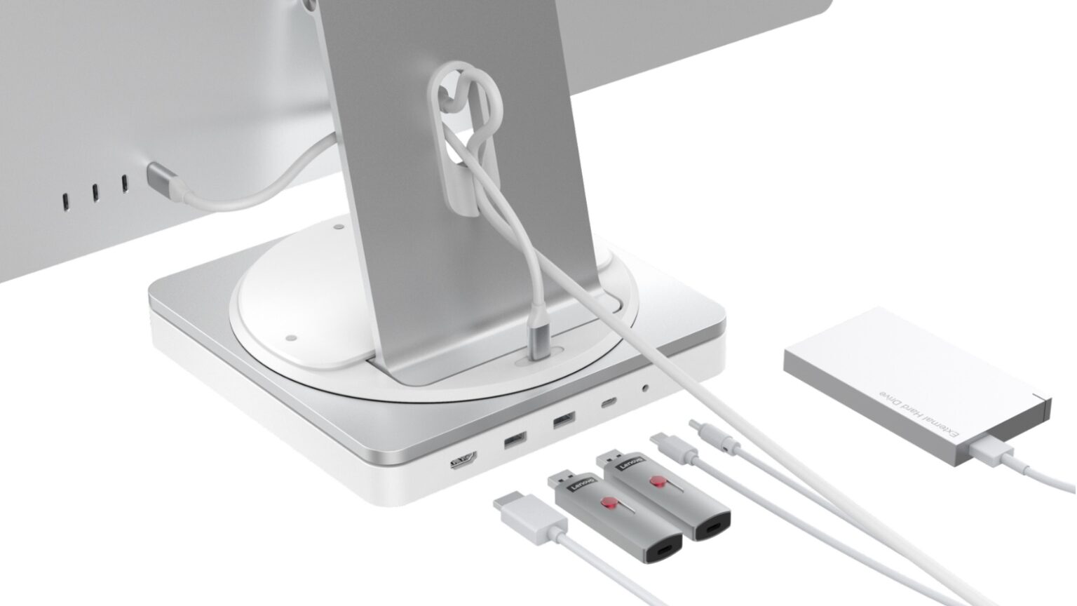 HyperDrive Turntable Dock for iMac will have your head spinning