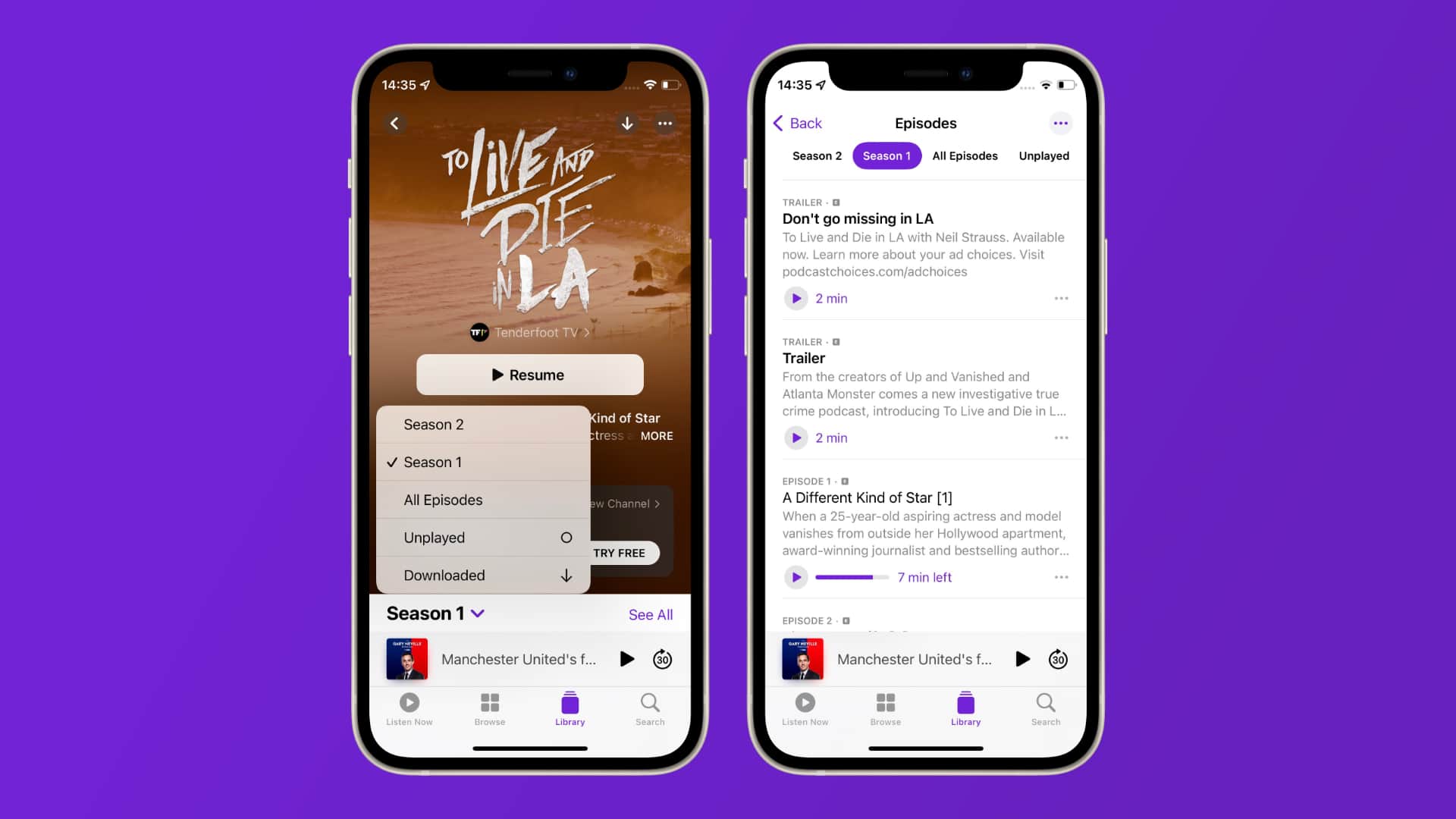 Apple Podcasts will get new filtering choices in iOS 15.4